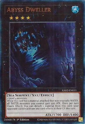 Abyss Dweller (PUR) [RA02-EN033] Prismatic Ultimate Rare - Trinity Hobby