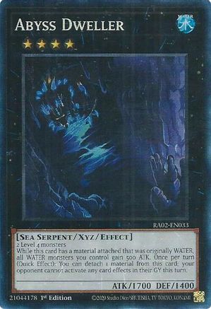 Abyss Dweller (PCR) [RA02-EN033] Prismatic Collector's Rare - Trinity Hobby