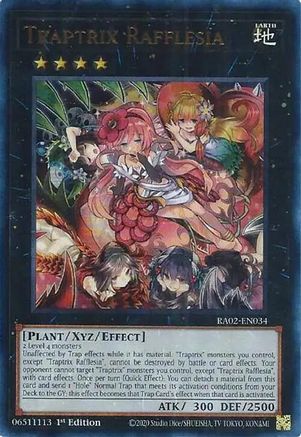 Traptrix Rafflesia (UR) [RA02-EN034] Ultra Rare - Trinity Hobby