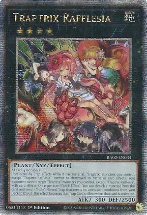 Traptrix Rafflesia (Quarter Century Secret Rare) [RA02-EN034] Quarter Century Secret Rare - Trinity Hobby