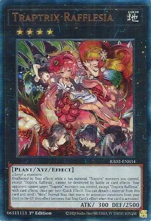 Traptrix Rafflesia (PUR) [RA02-EN034] Prismatic Ultimate Rare - Trinity Hobby