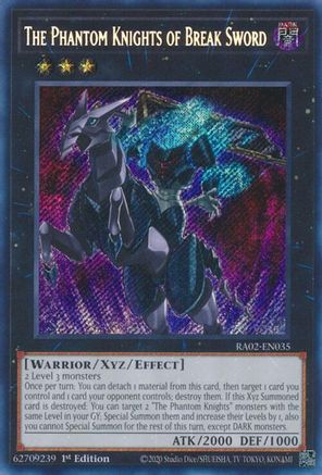 The Phantom Knights of Break Sword (Secret Rare) [RA02-EN035] Secret Rare - Trinity Hobby