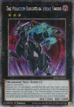 The Phantom Knights of Break Sword (Platinum Secret Rare) [RA02-EN035] Platinum Secret Rare - Trinity Hobby