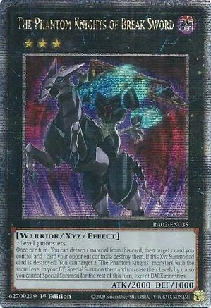 The Phantom Knights of Break Sword (Quarter Century Secret Rare) [RA02-EN035] Quarter Century Secret Rare - Trinity Hobby
