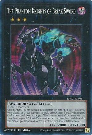 The Phantom Knights of Break Sword (PCR) [RA02-EN035] Prismatic Collector's Rare - Trinity Hobby
