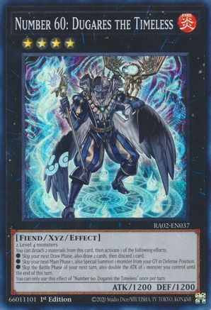 Number 60: Dugares the Timeless [RA02-EN037] Super Rare - Trinity Hobby