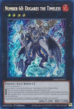 Number 60: Dugares the Timeless (Secret Rare) [RA02-EN037] Secret Rare - Trinity Hobby