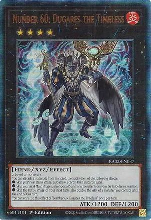 Number 60: Dugares the Timeless (PUR) [RA02-EN037] Prismatic Ultimate Rare - Trinity Hobby