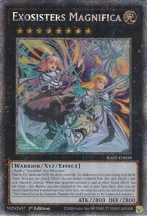 Exosisters Magnifica (Platinum Secret Rare) [RA02-EN038] Platinum Secret Rare - Trinity Hobby