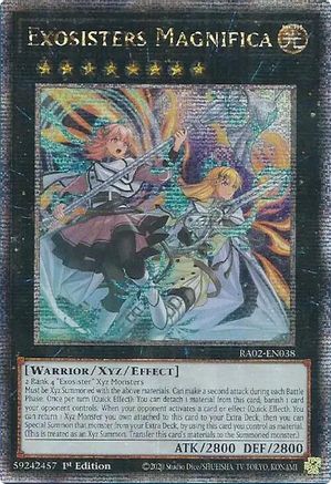 Exosisters Magnifica (Quarter Century Secret Rare) [RA02-EN038] Quarter Century Secret Rare - Trinity Hobby
