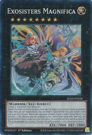 Exosisters Magnifica (PCR) [RA02-EN038] Prismatic Collector's Rare - Trinity Hobby