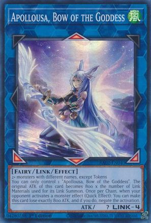 Apollousa, Bow of the Goddess (Alternate Art) [RA02-EN040] Super Rare - Trinity Hobby