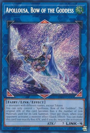 Apollousa, Bow of the Goddess (Alternate Art) (Secret Rare) [RA02-EN040] Secret Rare - Trinity Hobby