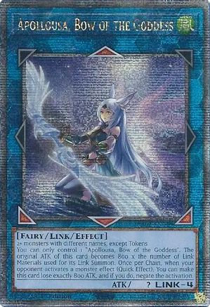 Apollousa, Bow of the Goddess (Alternate Art) (Quarter Century Secret Rare) [RA02-EN040] Quarter Century Secret Rare - Trinity Hobby