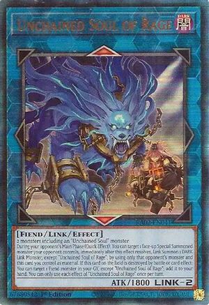 Unchained Soul of Rage (PUR) [RA02-EN041] Prismatic Ultimate Rare - Trinity Hobby