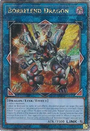 Borrelend Dragon (Quarter Century Secret Rare) [RA02-EN043] Quarter Century Secret Rare - Trinity Hobby