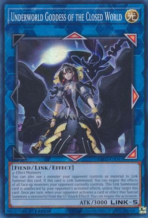 Underworld Goddess of the Closed World [RA02-EN045] Super Rare - Trinity Hobby