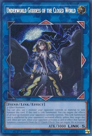 Underworld Goddess of the Closed World (Secret Rare) [RA02-EN045] Secret Rare - Trinity Hobby