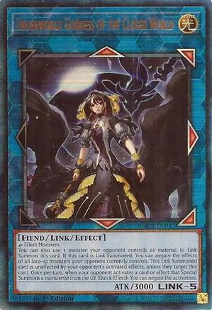 Underworld Goddess of the Closed World (PUR) [RA02-EN045] Prismatic Ultimate Rare - Trinity Hobby
