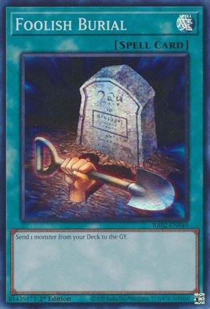 Foolish Burial [RA02-EN049] Super Rare - Trinity Hobby