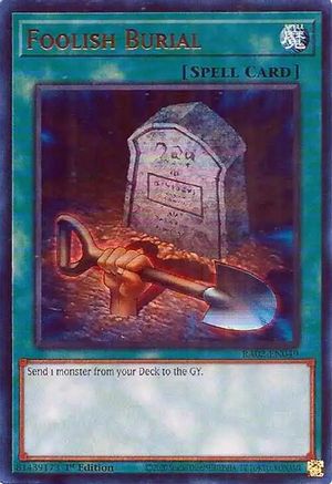 Foolish Burial (UR) [RA02-EN049] Ultra Rare - Trinity Hobby