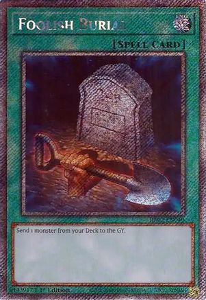 Foolish Burial (Platinum Secret Rare) [RA02-EN049] Platinum Secret Rare - Trinity Hobby