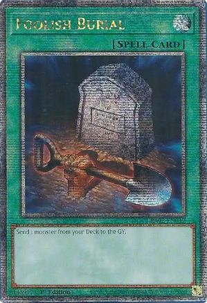Foolish Burial (Quarter Century Secret Rare) [RA02-EN049] Quarter Century Secret Rare - Trinity Hobby