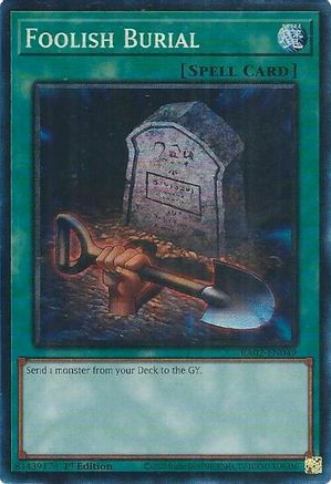 Foolish Burial (PCR) [RA02-EN049] Prismatic Collector's Rare - Trinity Hobby