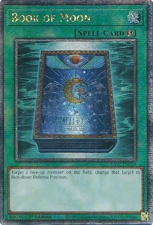 Book of Moon (Quarter Century Secret Rare) [RA02-EN050] Quarter Century Secret Rare - Trinity Hobby