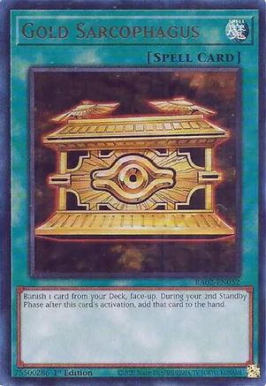 Gold Sarcophagus (UR) [RA02-EN052] Ultra Rare - Trinity Hobby