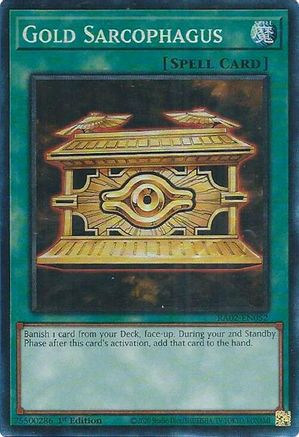 Gold Sarcophagus (PCR) [RA02-EN052] Prismatic Collector's Rare - Trinity Hobby