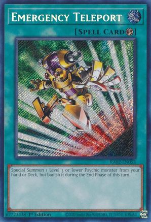 Emergency Teleport (Secret Rare) [RA02-EN053] Secret Rare - Trinity Hobby