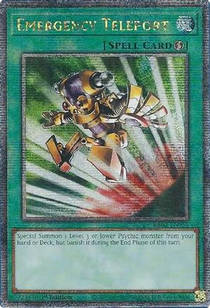 Emergency Teleport (Quarter Century Secret Rare) [RA02-EN053] Quarter Century Secret Rare - Trinity Hobby