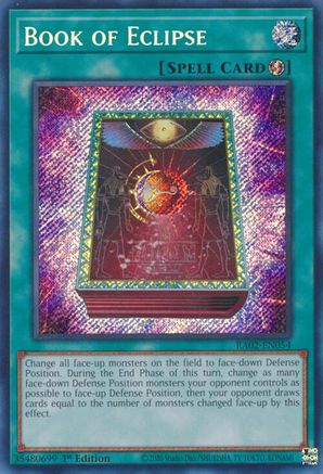 Book of Eclipse (Secret Rare) [RA02-EN054] Secret Rare - Trinity Hobby