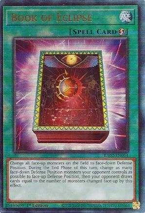 Book of Eclipse (PUR) [RA02-EN054] Prismatic Ultimate Rare - Trinity Hobby