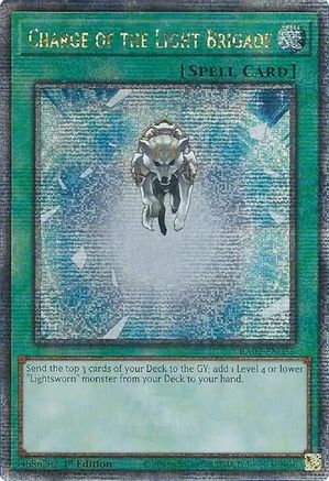 Charge of the Light Brigade (Quarter Century Secret Rare) [RA02-EN055] Quarter Century Secret Rare - Trinity Hobby