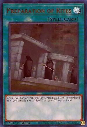 Preparation of Rites (UR) [RA02-EN056] Ultra Rare - Trinity Hobby