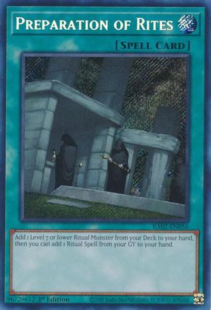 Preparation of Rites (Secret Rare) [RA02-EN056] Secret Rare - Trinity Hobby