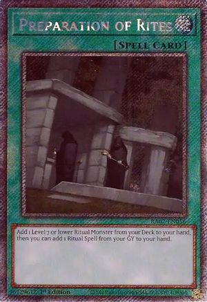 Preparation of Rites (Platinum Secret Rare) [RA02-EN056] Platinum Secret Rare - Trinity Hobby