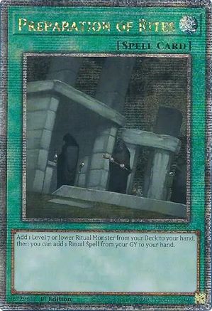 Preparation of Rites (Quarter Century Secret Rare) [RA02-EN056] Quarter Century Secret Rare - Trinity Hobby