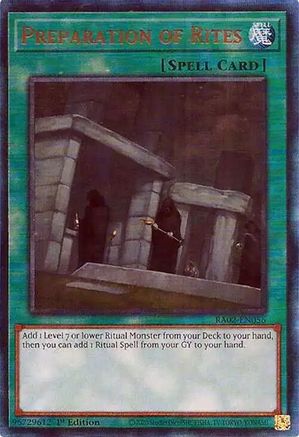 Preparation of Rites (PUR) [RA02-EN056] Prismatic Ultimate Rare - Trinity Hobby