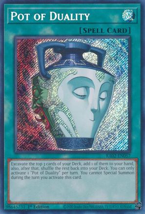 Pot of Duality (Secret Rare) [RA02-EN057] Secret Rare - Trinity Hobby
