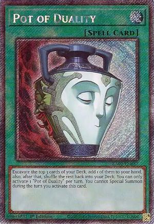 Pot of Duality (Platinum Secret Rare) [RA02-EN057] Platinum Secret Rare - Trinity Hobby