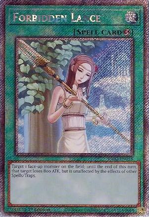 Forbidden Lance (Platinum Secret Rare) [RA02-EN058] Platinum Secret Rare - Trinity Hobby