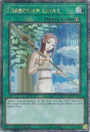 Forbidden Lance (Quarter Century Secret Rare) [RA02-EN058] Quarter Century Secret Rare - Trinity Hobby