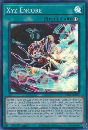 Xyz Encore [RA02-EN059] Super Rare - Trinity Hobby