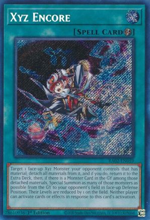 Xyz Encore (Secret Rare) [RA02-EN059] Secret Rare - Trinity Hobby