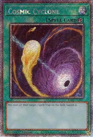Cosmic Cyclone (Platinum Secret Rare) [RA02-EN061] Platinum Secret Rare - Trinity Hobby
