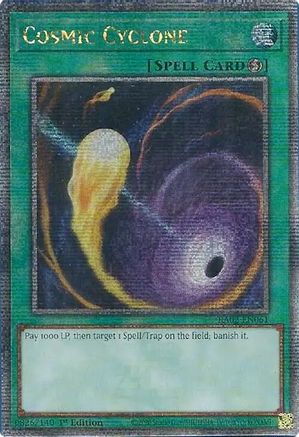 Cosmic Cyclone (Quarter Century Secret Rare) [RA02-EN061] Quarter Century Secret Rare - Trinity Hobby