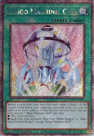 Bingo Machine, Go!!! (Platinum Secret Rare) [RA02-EN062] Platinum Secret Rare - Trinity Hobby
